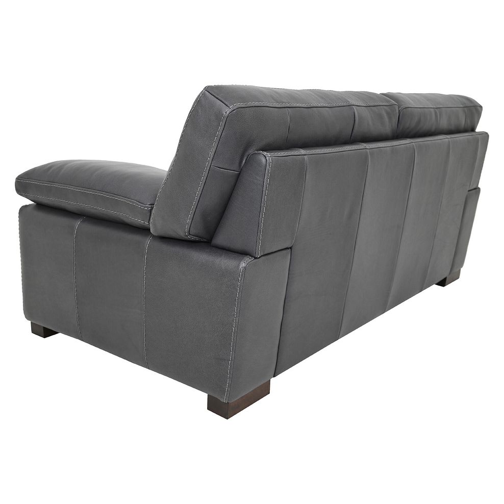 Matera 2 Seater Sofa in Apollo Grey Leather 4