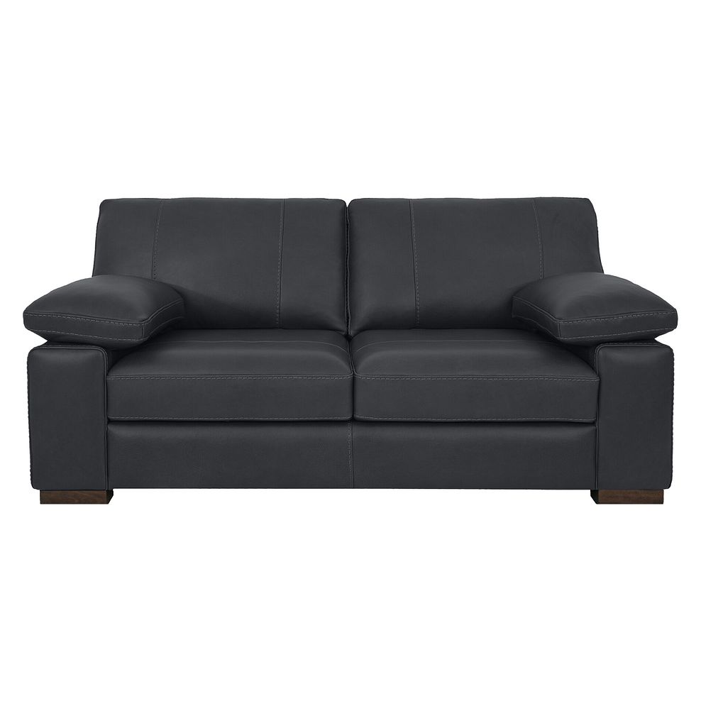 Matera 2 Seater Sofa in Caruso Black Leather 2