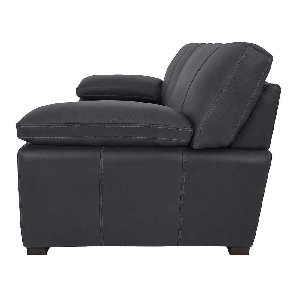 Matera 2 Seater Sofa in Caruso Black Leather 3