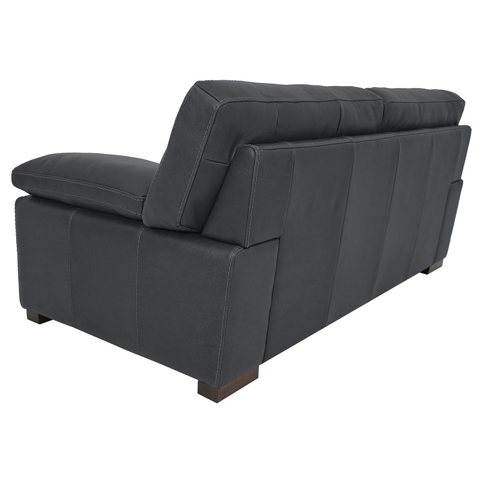 Matera 2 Seater Sofa in Caruso Black Leather 4
