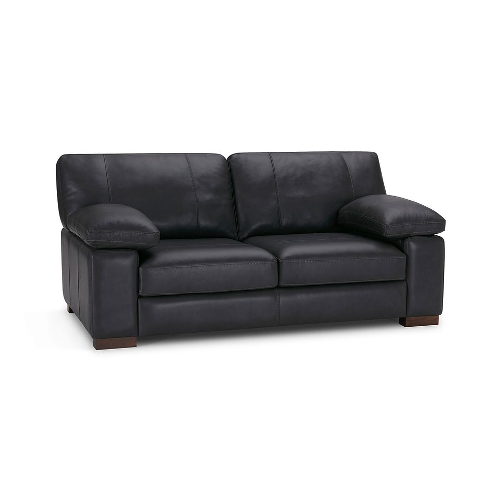 Matera 2 Seater Sofa in Caruso Black Leather 1