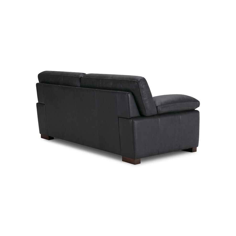 Matera 2 Seater Sofa in Caruso Black Leather 4