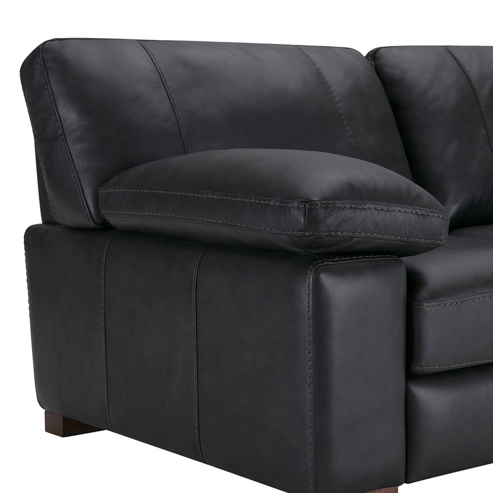 Matera 2 Seater Sofa in Caruso Black Leather 6