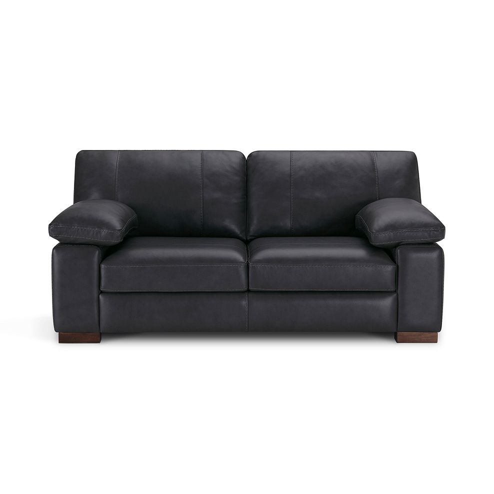 Matera 2 Seater Sofa in Caruso Black Leather 2