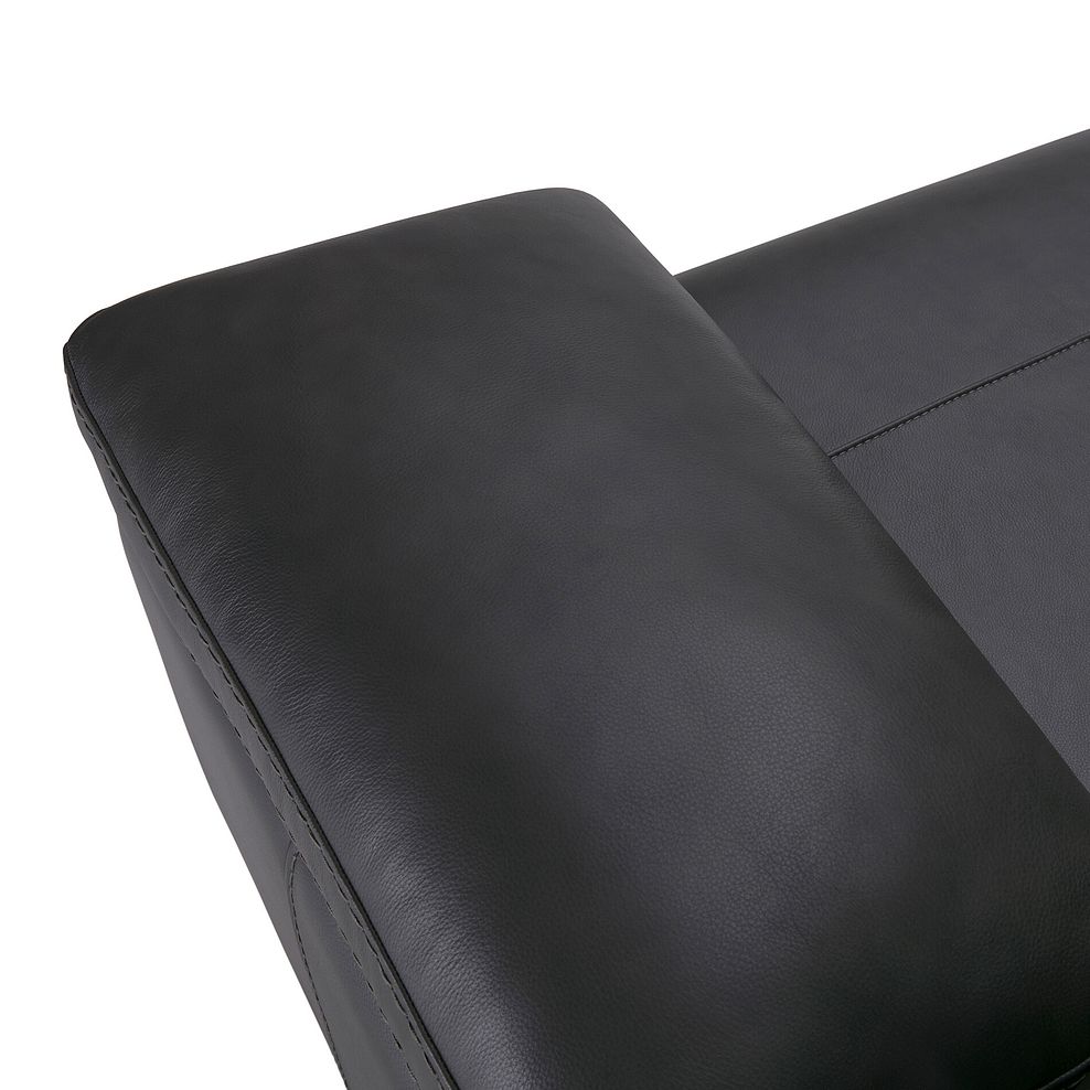 Matera 2 Seater Sofa in Caruso Black Leather 7