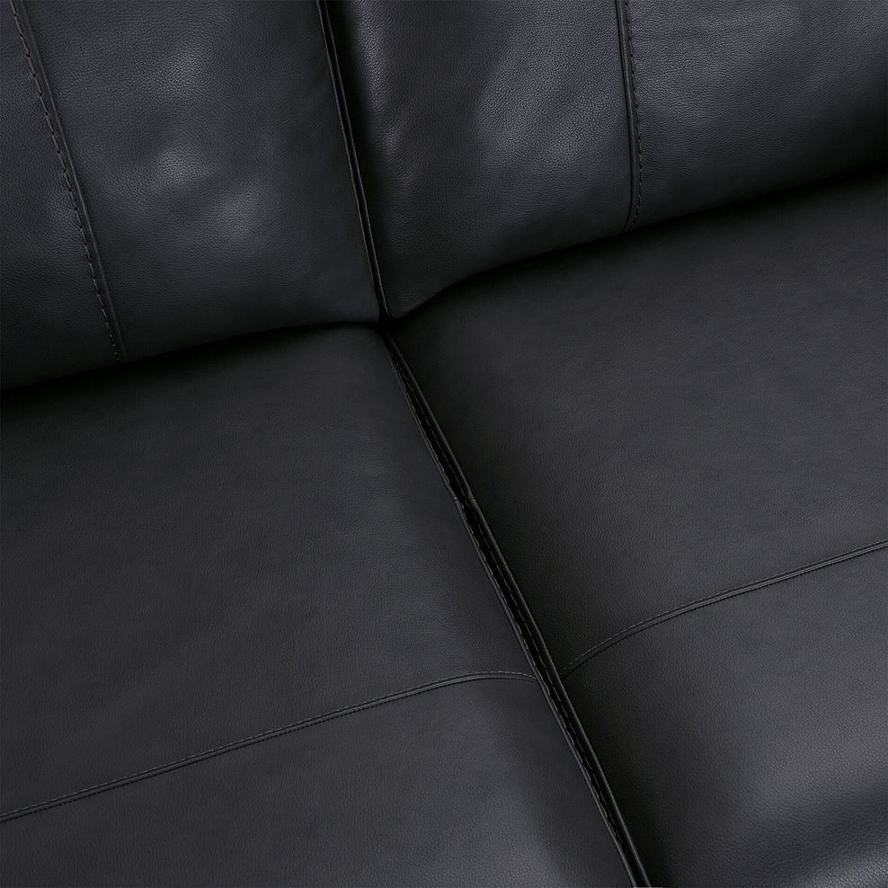 Matera 2 Seater Sofa in Caruso Black Leather 8