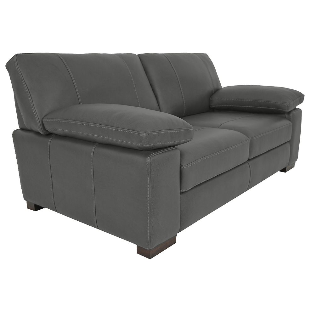 Matera 2 Seater Sofa in Caruso Fog Leather 1
