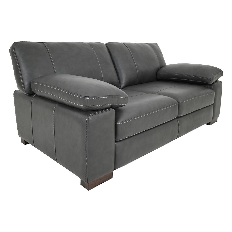 Matera 2 Seater Sofa in Caruso Slate Leather 2