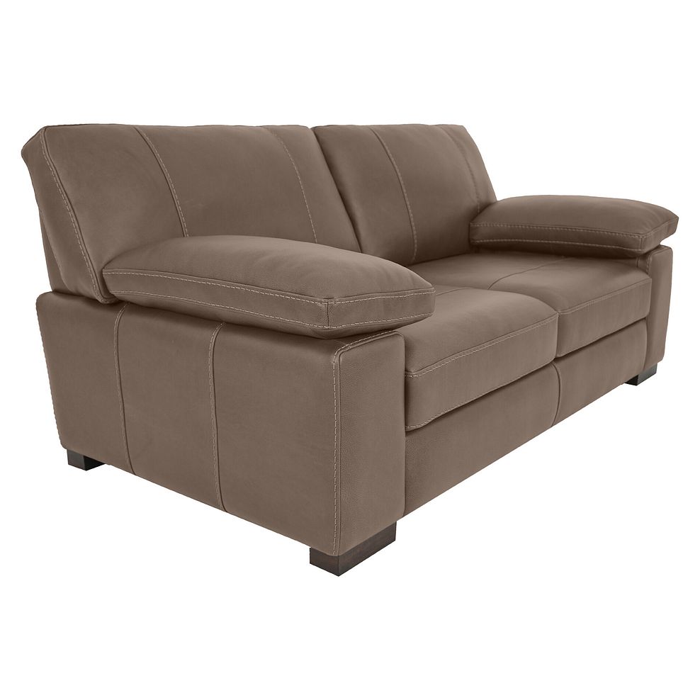 Matera 2 Seater Sofa in Caruso Taupe Leather 1