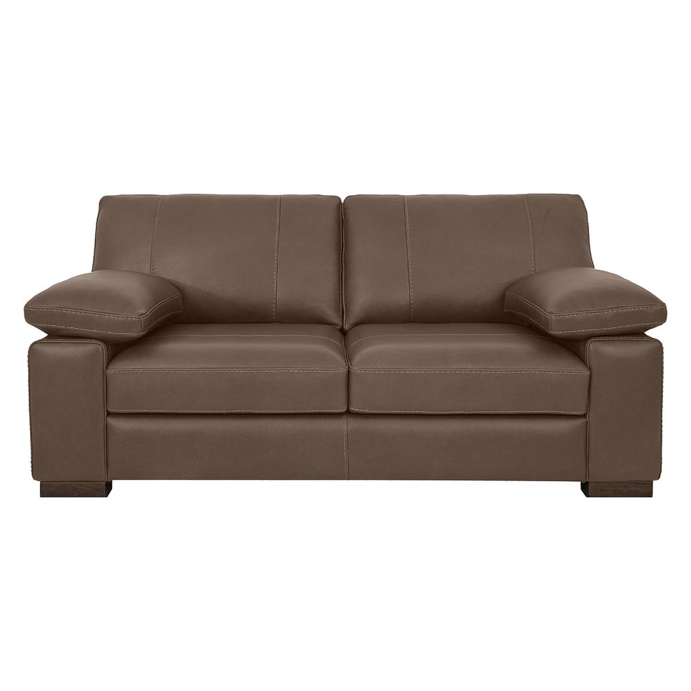 Matera 2 Seater Sofa in Caruso Taupe Leather 2