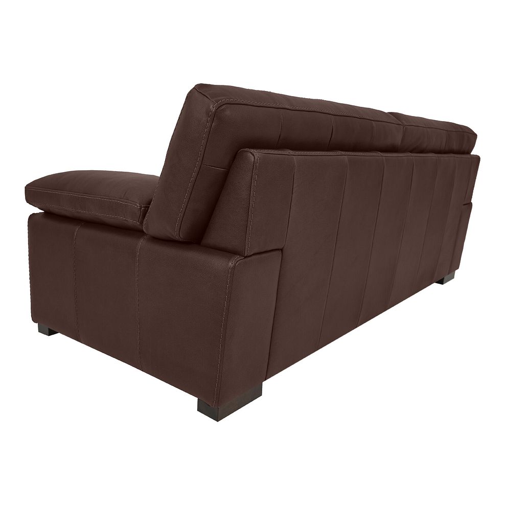 Matera 3 Seater Sofa in Apollo Marrone Leather 4