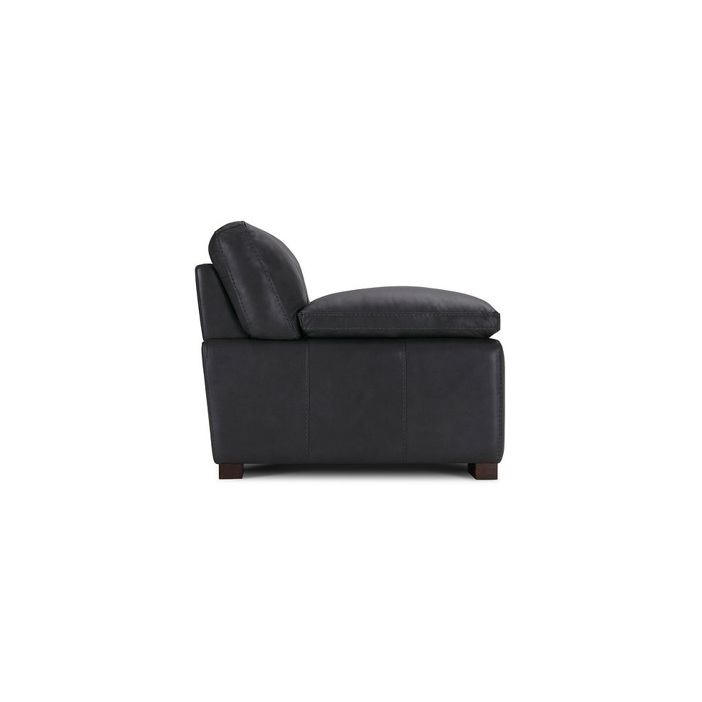 Matera 3 Seater Sofa in Caruso Black Leather 3