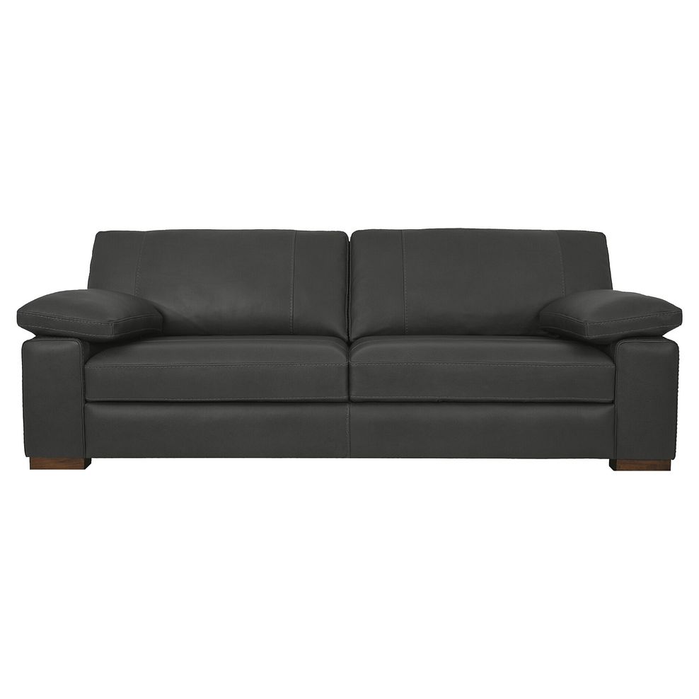 Matera 3 Seater Sofa in Caruso Fog Leather 2
