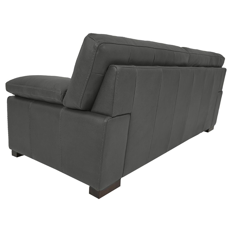 Matera 3 Seater Sofa in Caruso Fog Leather 4