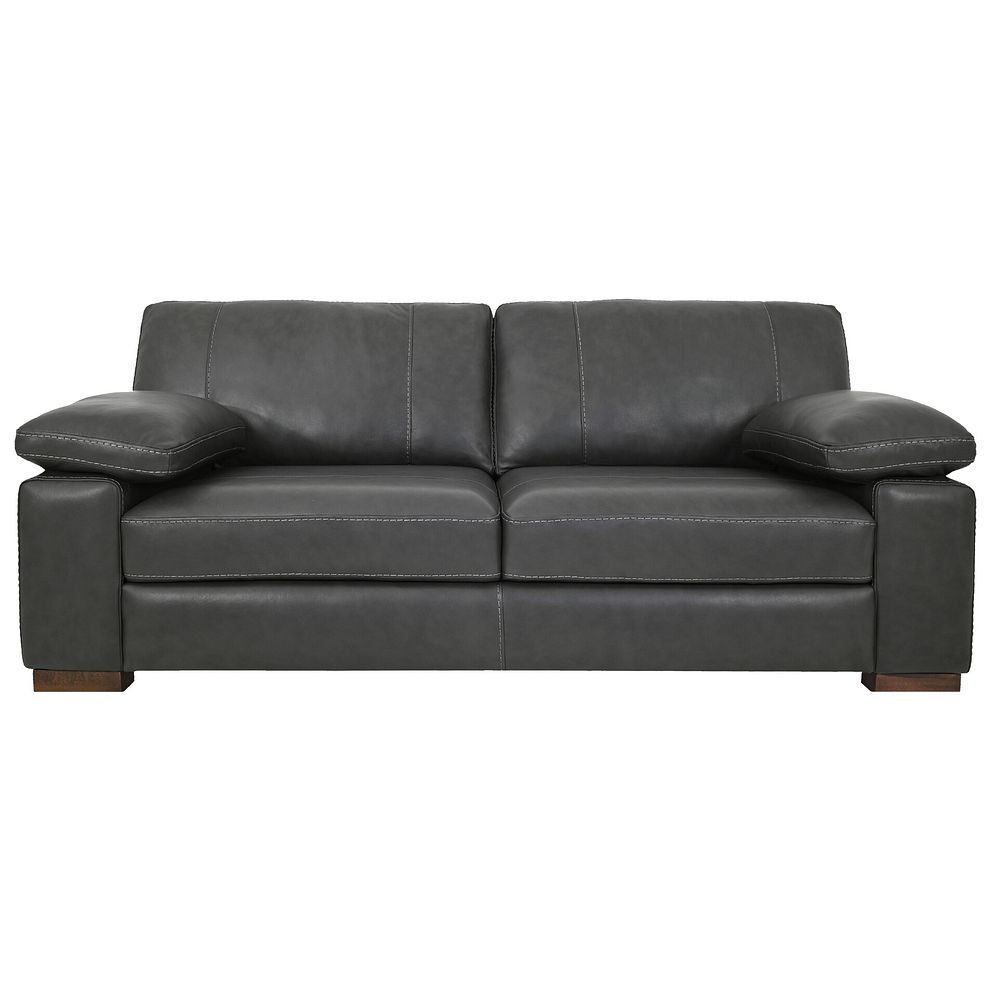 Matera 3 Seater Sofa in Caruso Slate Leather 4