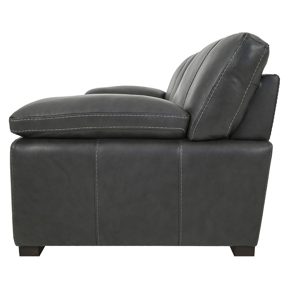 Matera 3 Seater Sofa in Caruso Slate Leather 5