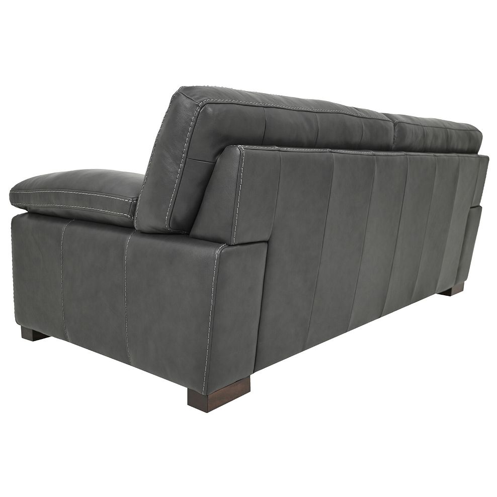 Matera 3 Seater Sofa in Caruso Slate Leather 6