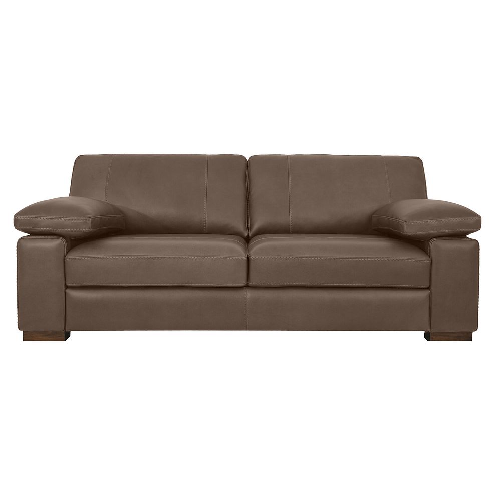 Matera 3 Seater Sofa in Caruso Taupe Leather 2