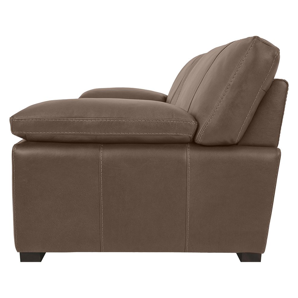 Matera 3 Seater Sofa in Caruso Taupe Leather 3