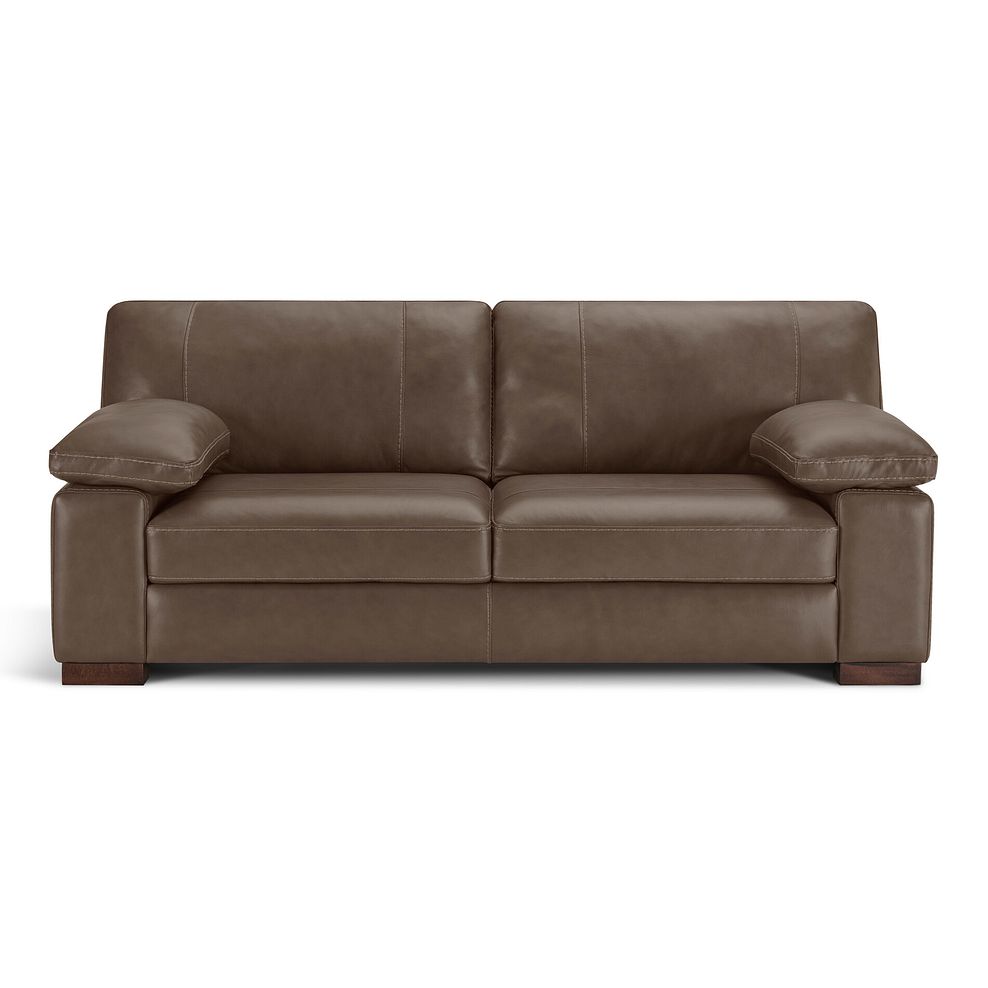 Matera 3 Seater Sofa in Caruso Taupe Leather 2