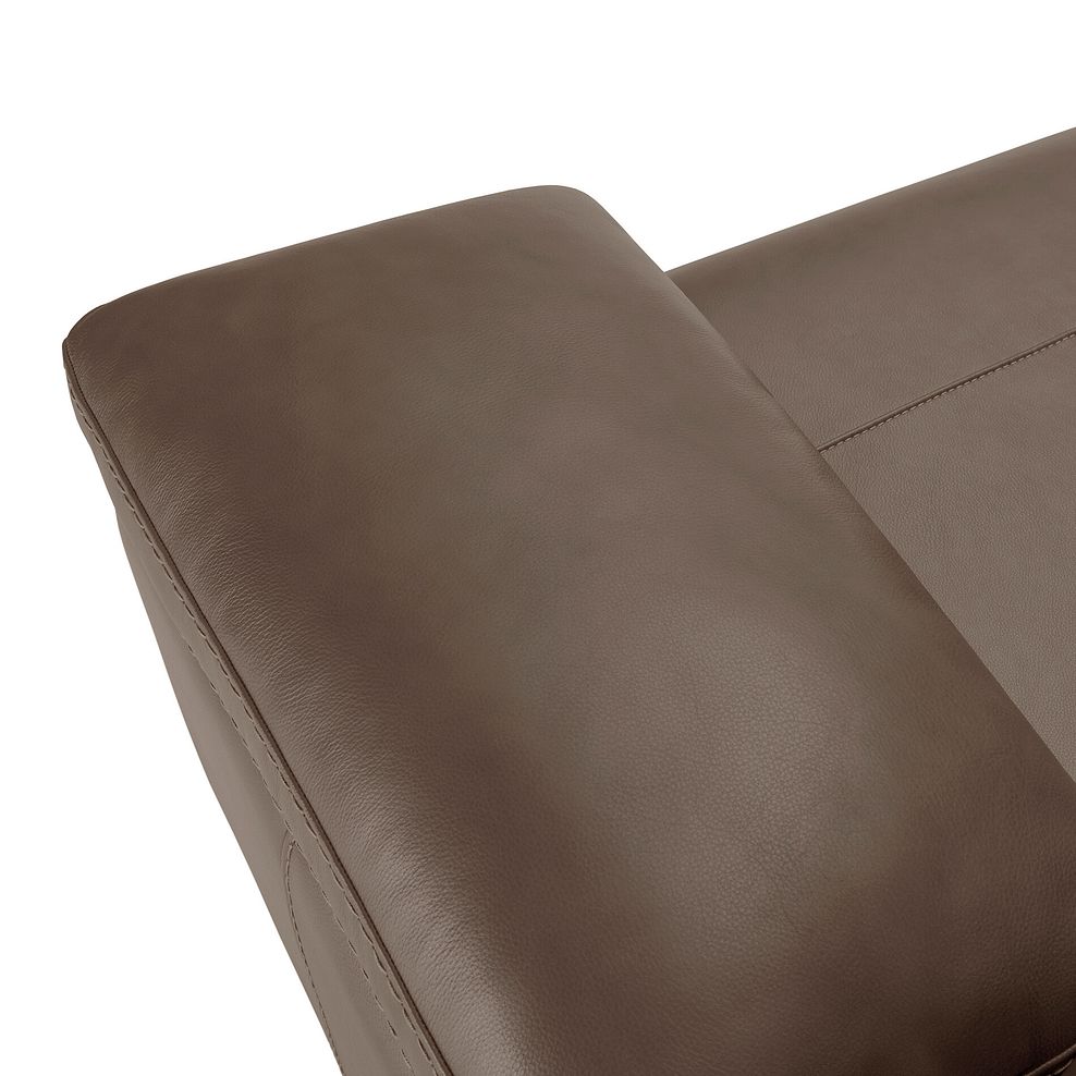 Matera 3 Seater Sofa in Caruso Taupe Leather 7