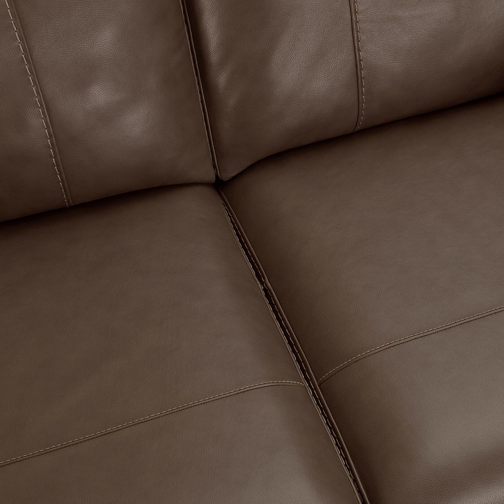 Matera 3 Seater Sofa in Caruso Taupe Leather 8