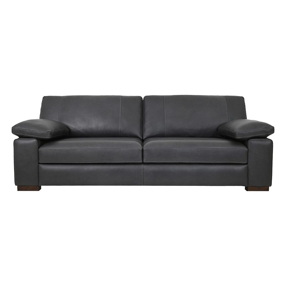 Matera 4 Seater Sofa in Apollo Grey Leather 2