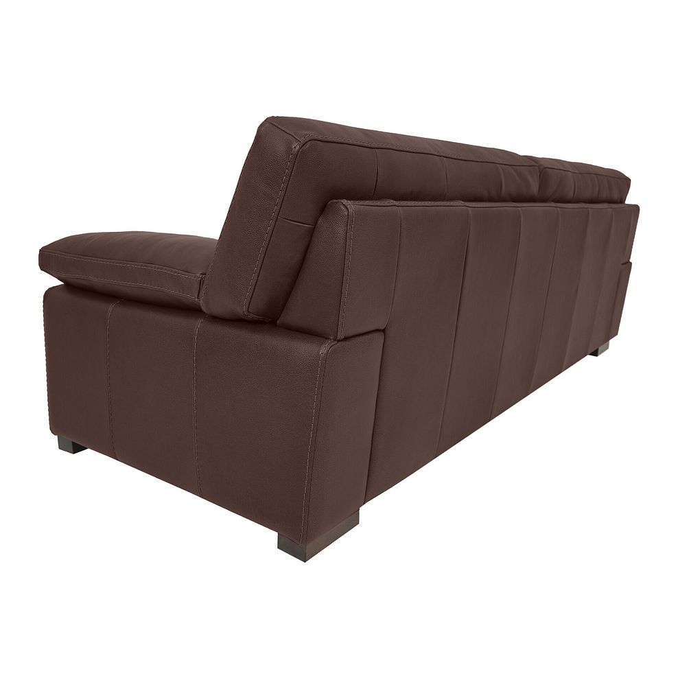 Matera 4 Seater Sofa in Apollo Marrone Leather 4