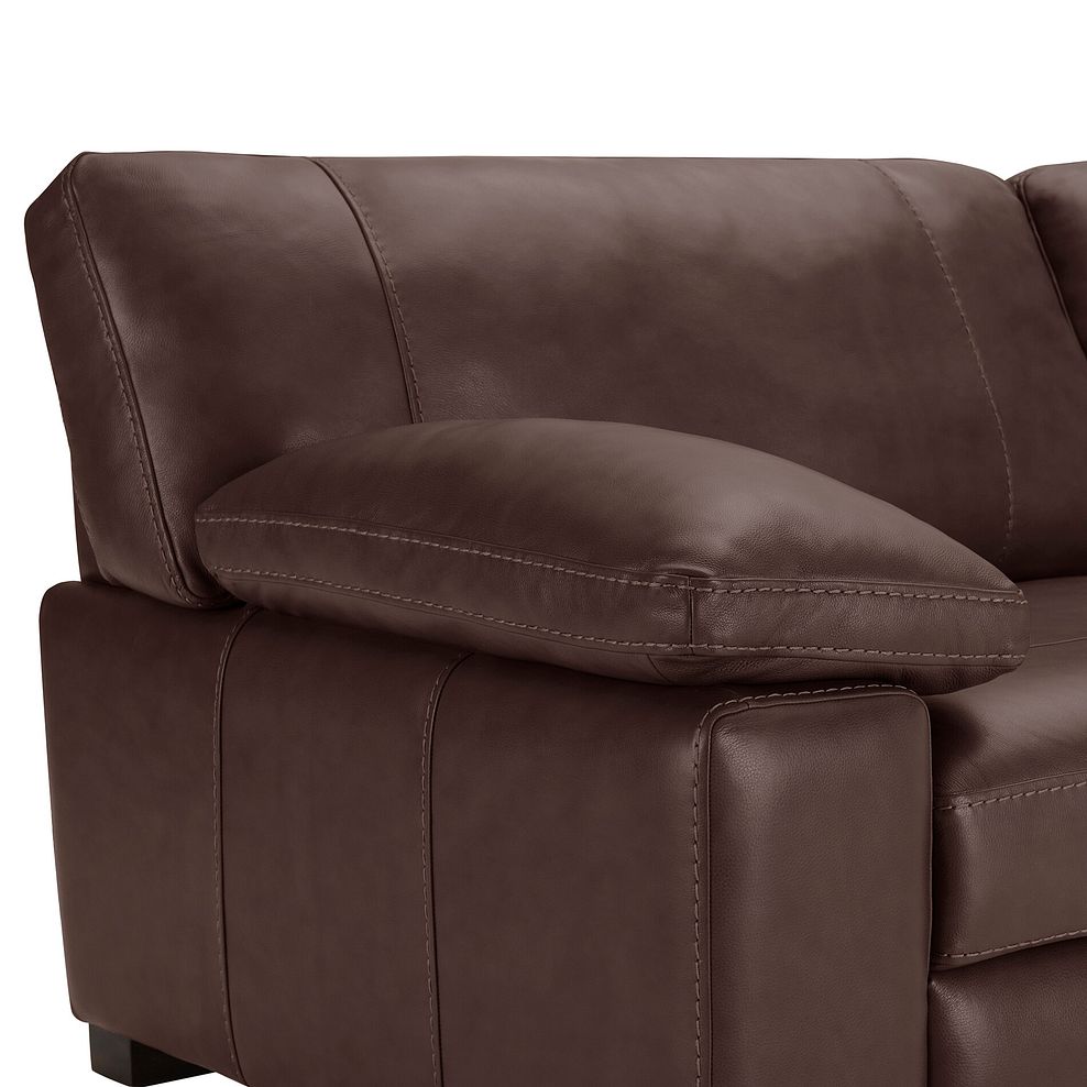 Matera 4 Seater Sofa in Apollo Marrone Leather 6