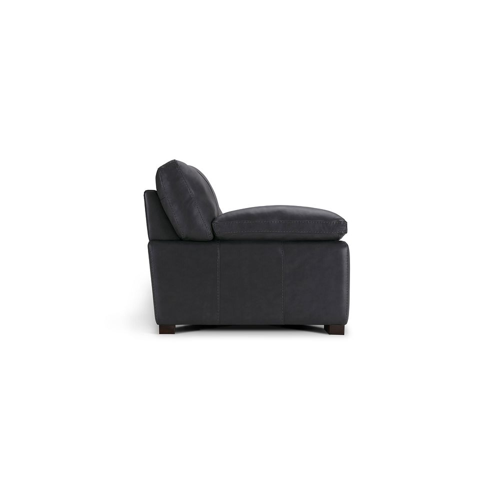 Matera 4 Seater Sofa in Caruso Black Leather 3