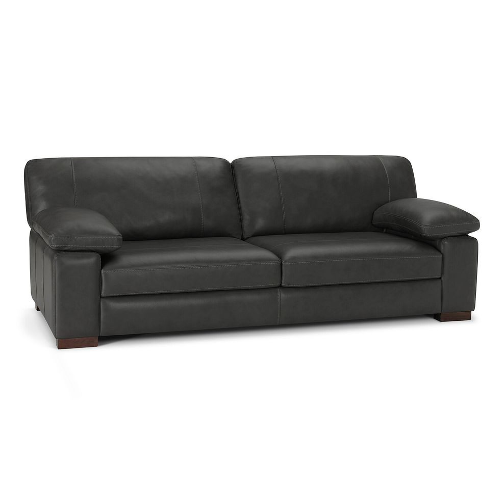 Matera 4 Seater Sofa in Caruso Fog Leather 1