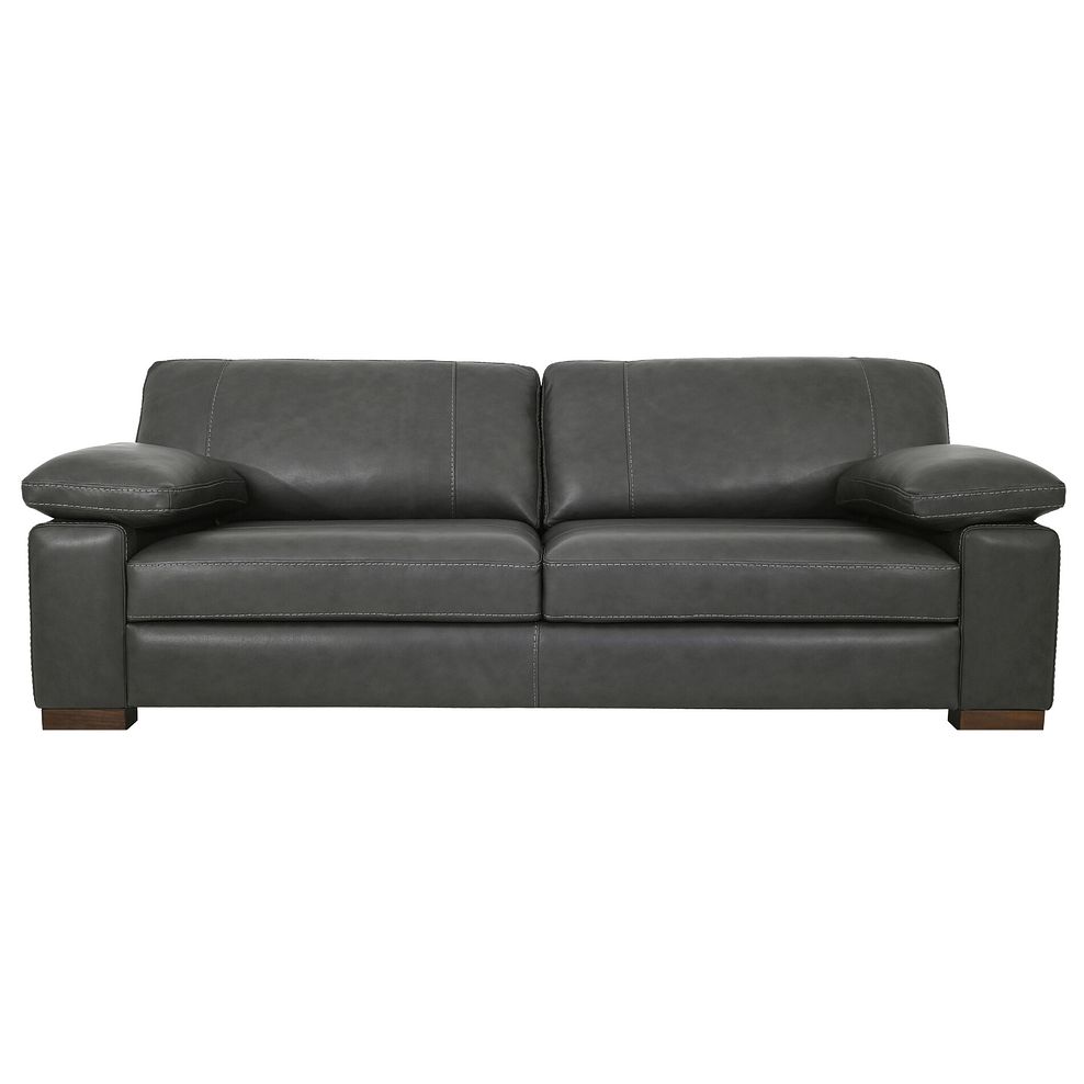 Matera 4 Seater Sofa in Caruso Slate Leather 4