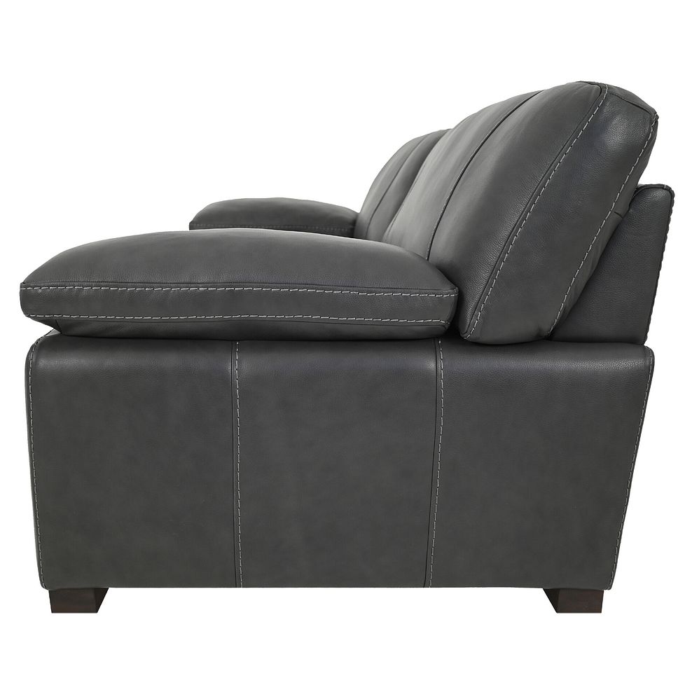 Matera 4 Seater Sofa in Caruso Slate Leather 5