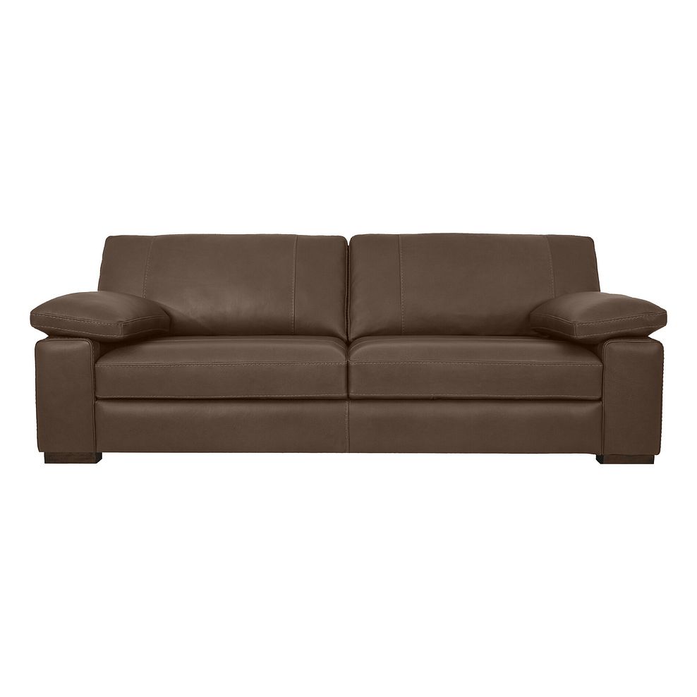 Matera 4 Seater Sofa in Caruso Taupe Leather 2