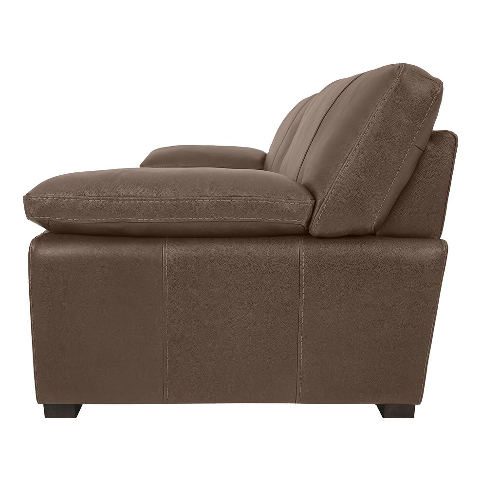 Matera 4 Seater Sofa in Caruso Taupe Leather 3
