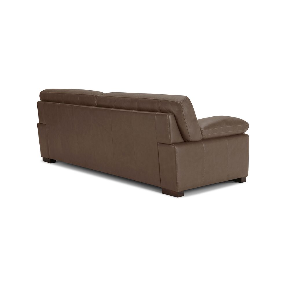 Matera 4 Seater Sofa in Caruso Taupe Leather 4