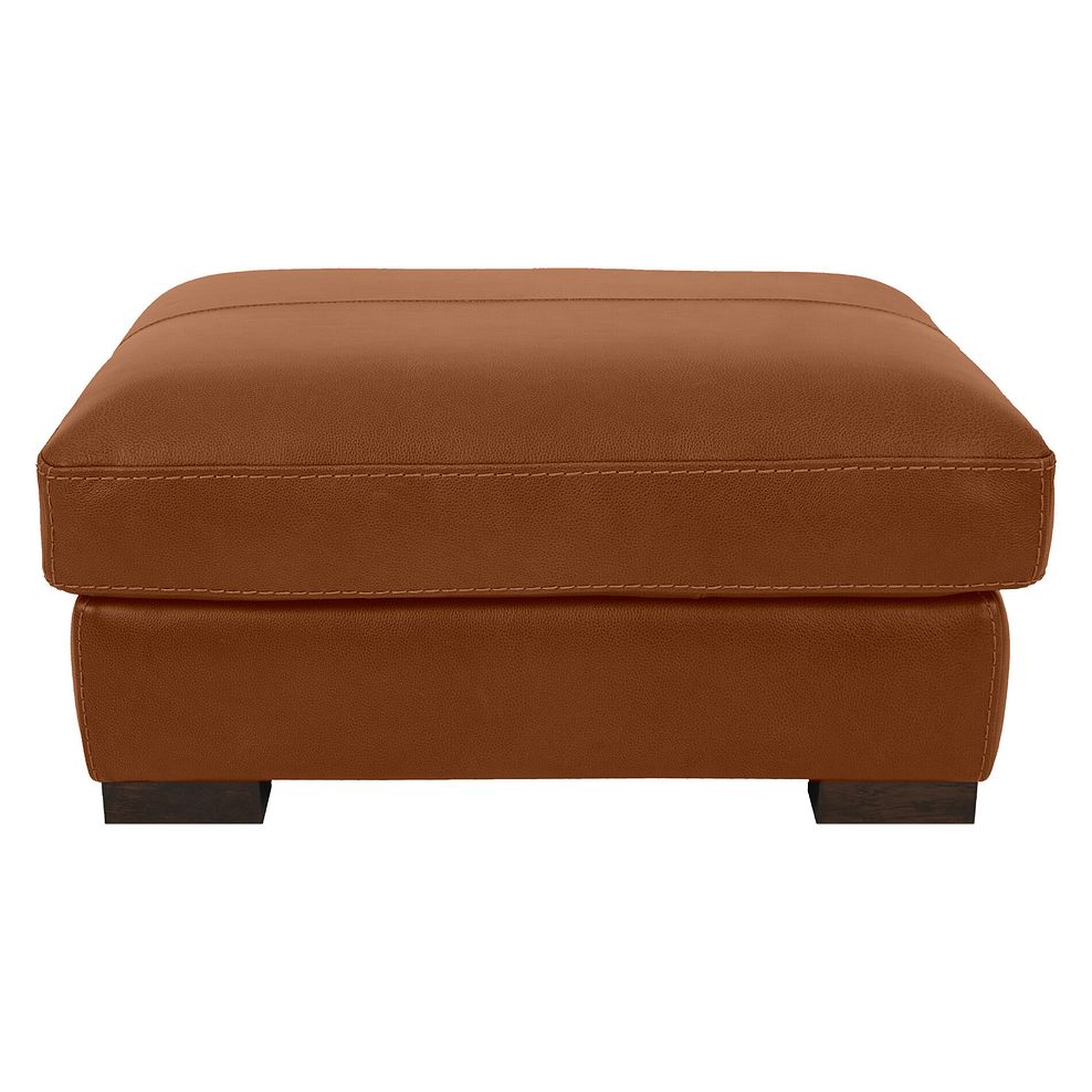 Matera Footstool in Apollo Ranch Leather 2