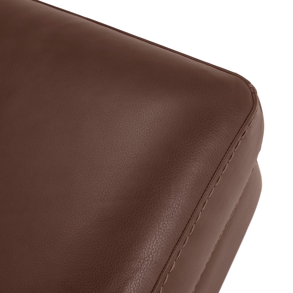 Matera Footstool in Caruso Whiskey Leather 6