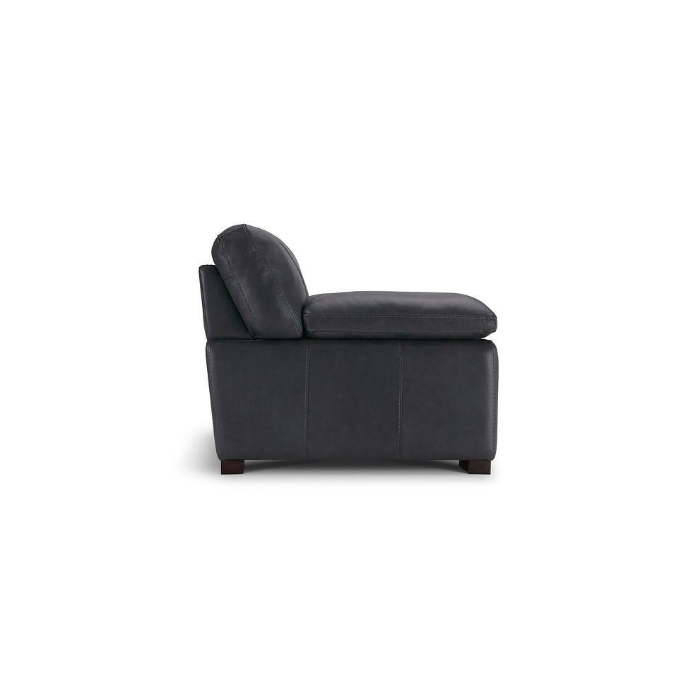 Matera Loveseat in Caruso Black Leather 3