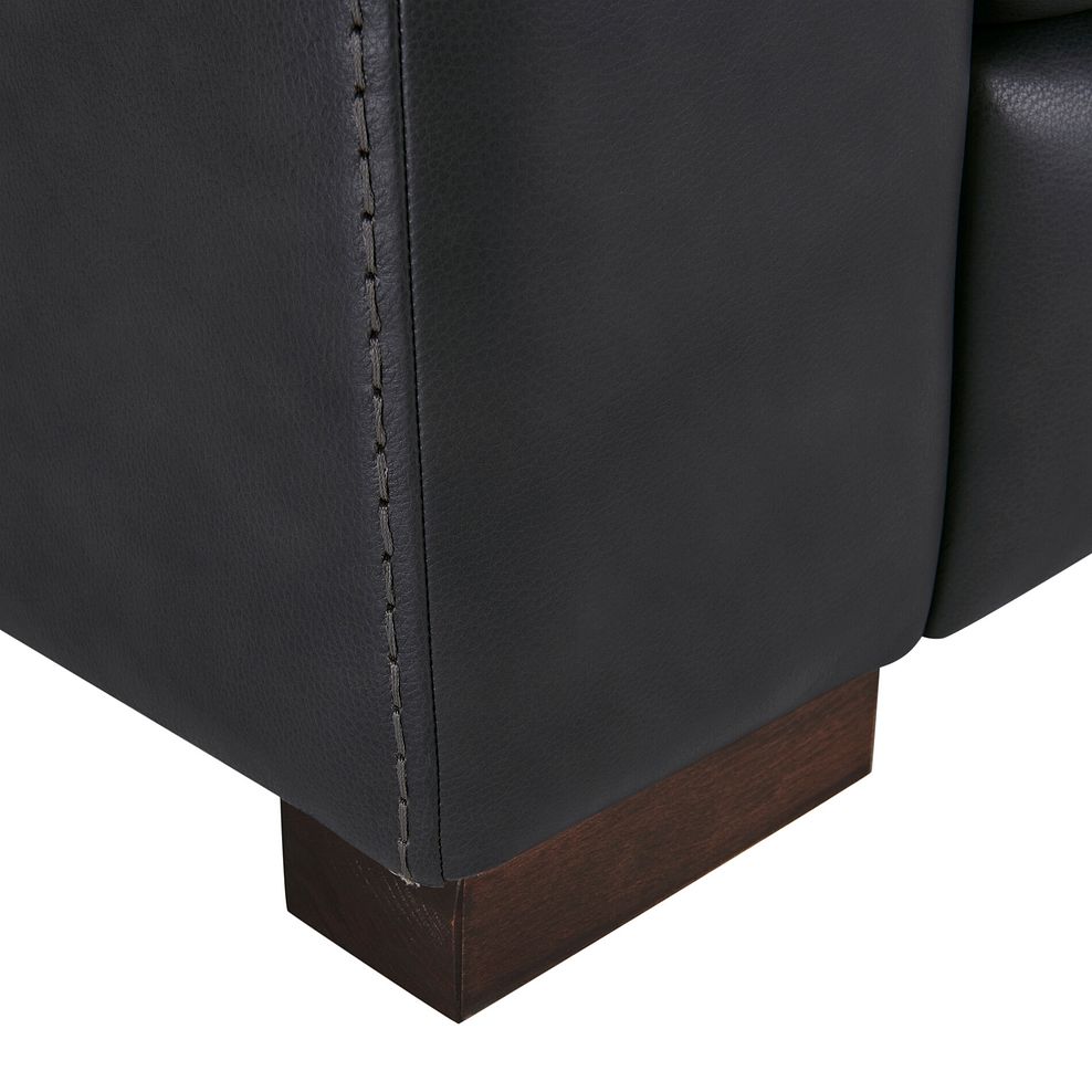 Matera Loveseat in Caruso Black Leather 8