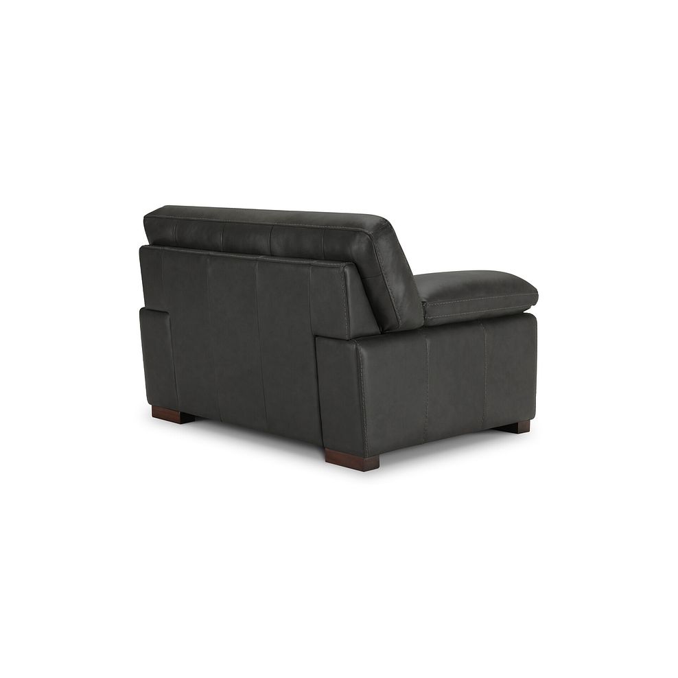 Matera Loveseat in Caruso Fog Leather 4