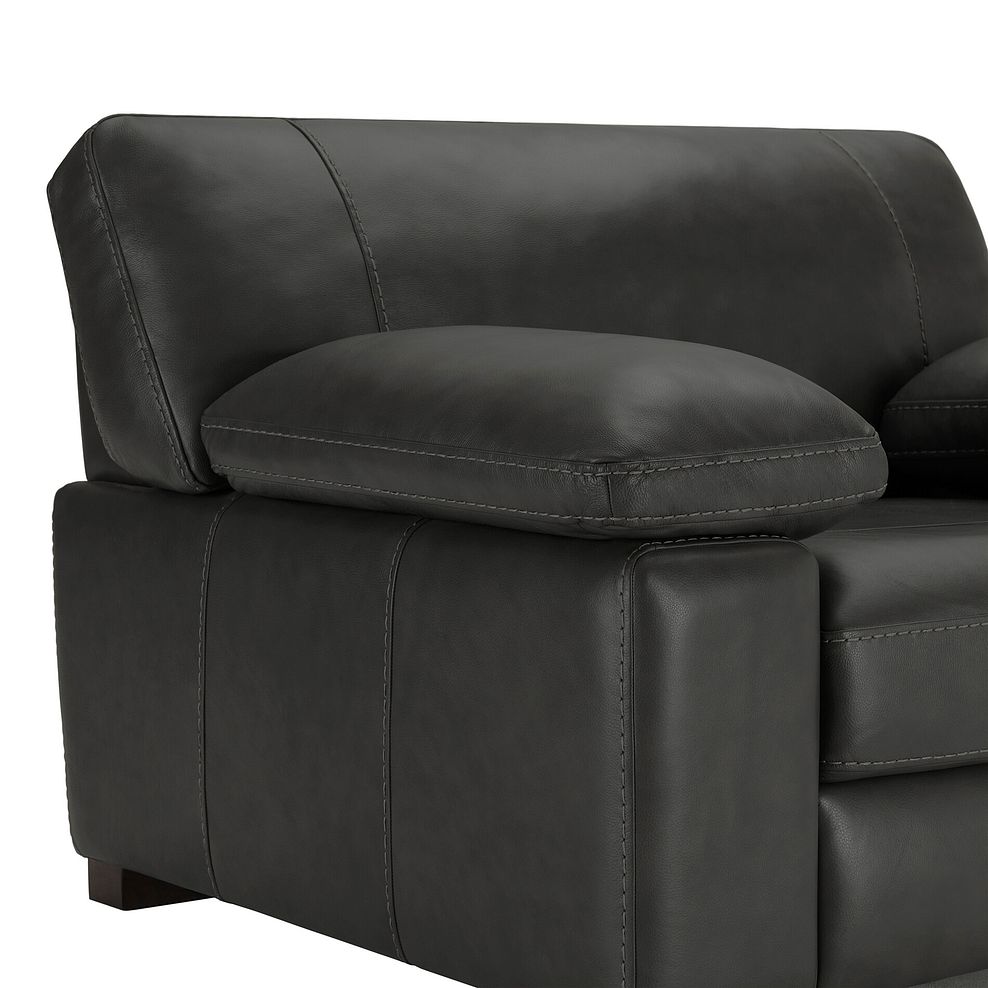 Matera Loveseat in Caruso Fog Leather 6