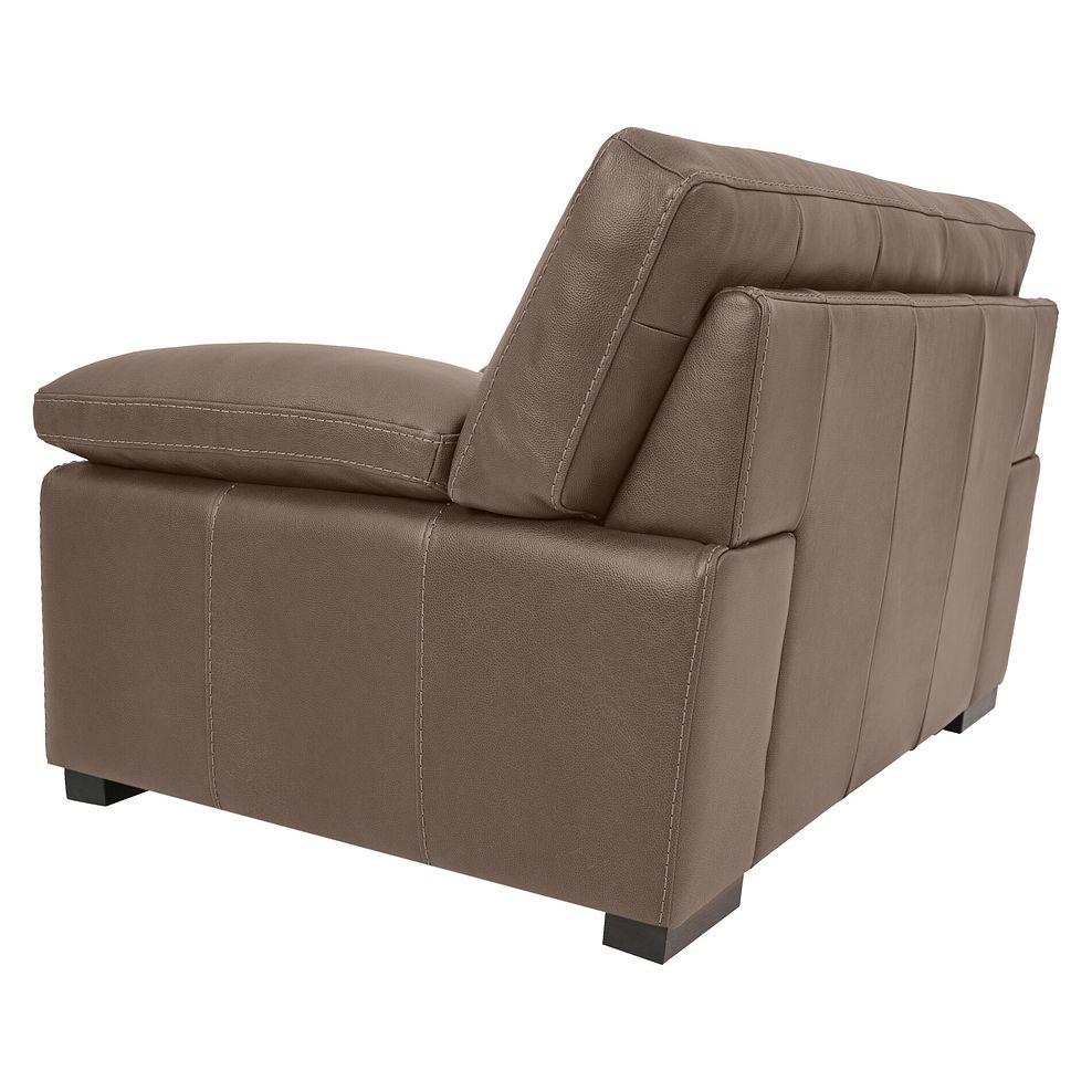 Matera Loveseat in Caruso Taupe Leather 4
