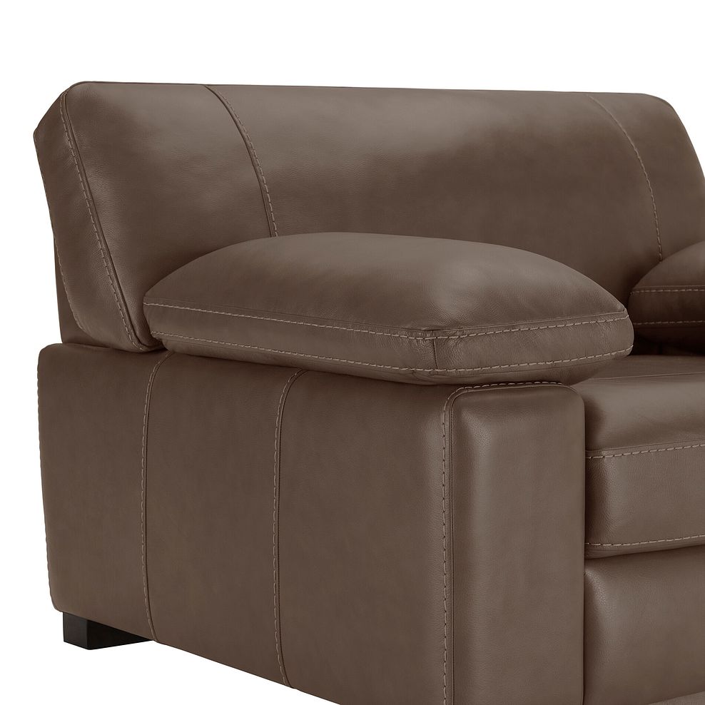 Matera Loveseat in Caruso Taupe Leather 6