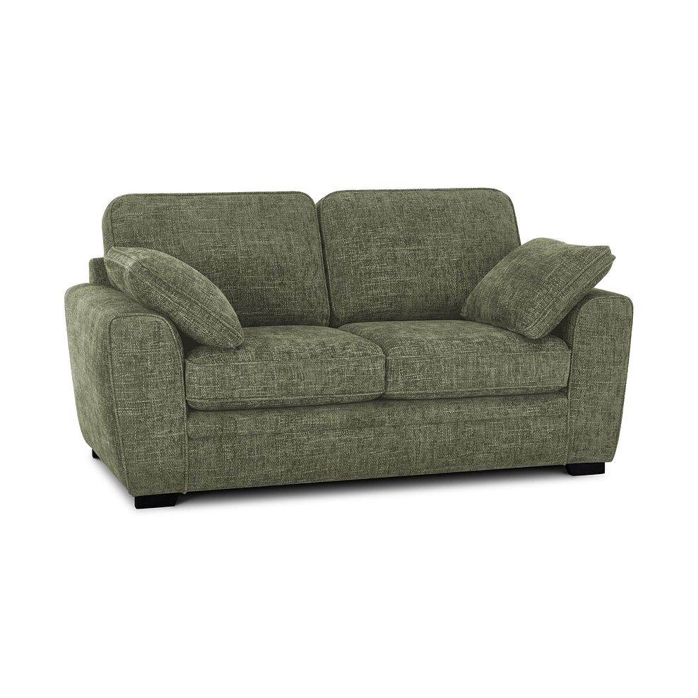 Melbourne 2 Seater Sofa in Enzo Olive Fabric 2