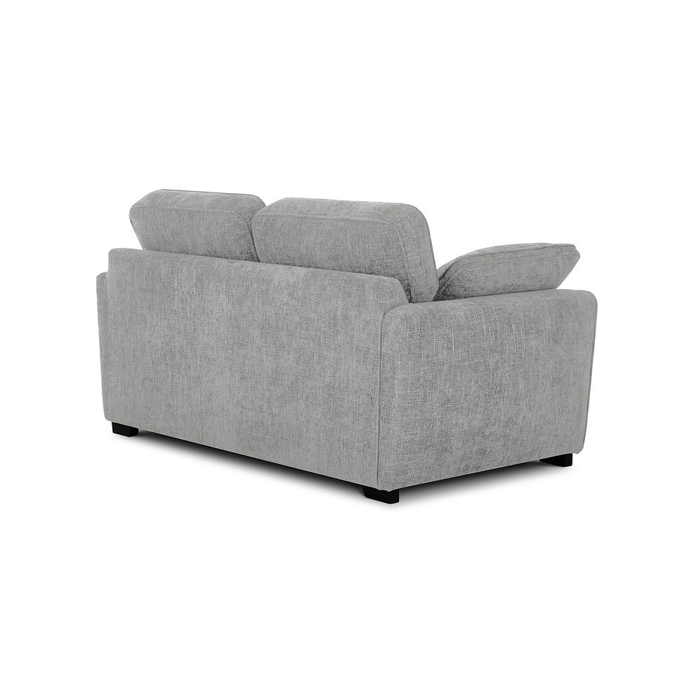 Melbourne 2 Seater Sofa in Enzo Silver Fabric 3