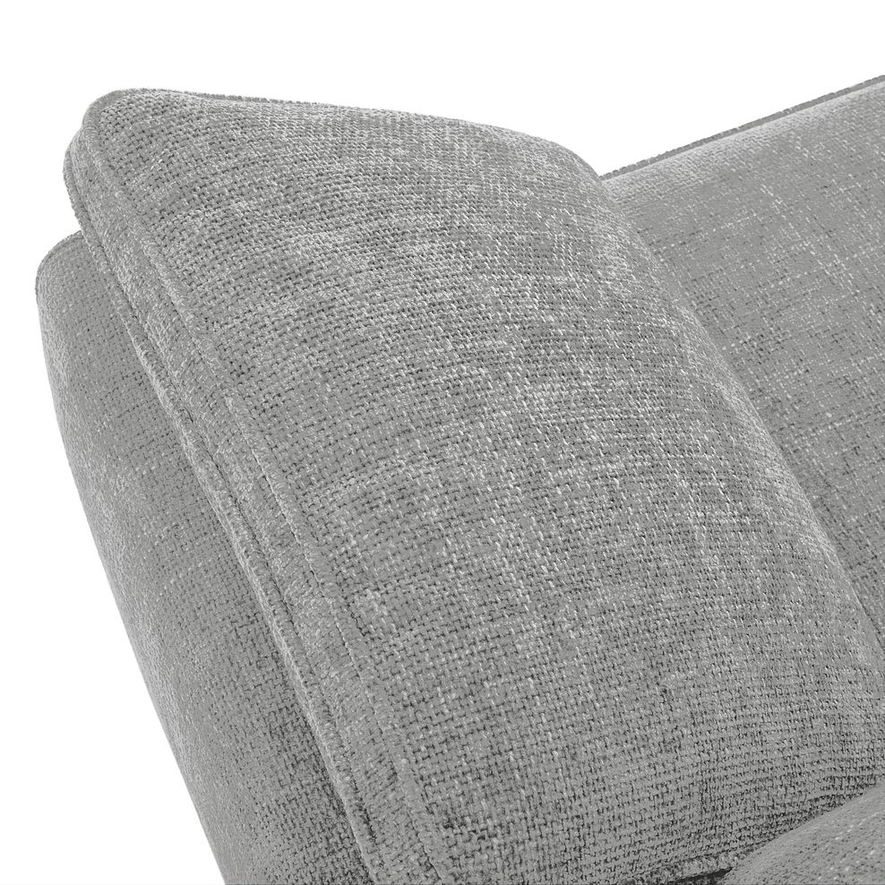 Melbourne 2 Seater Sofa in Enzo Silver Fabric 6