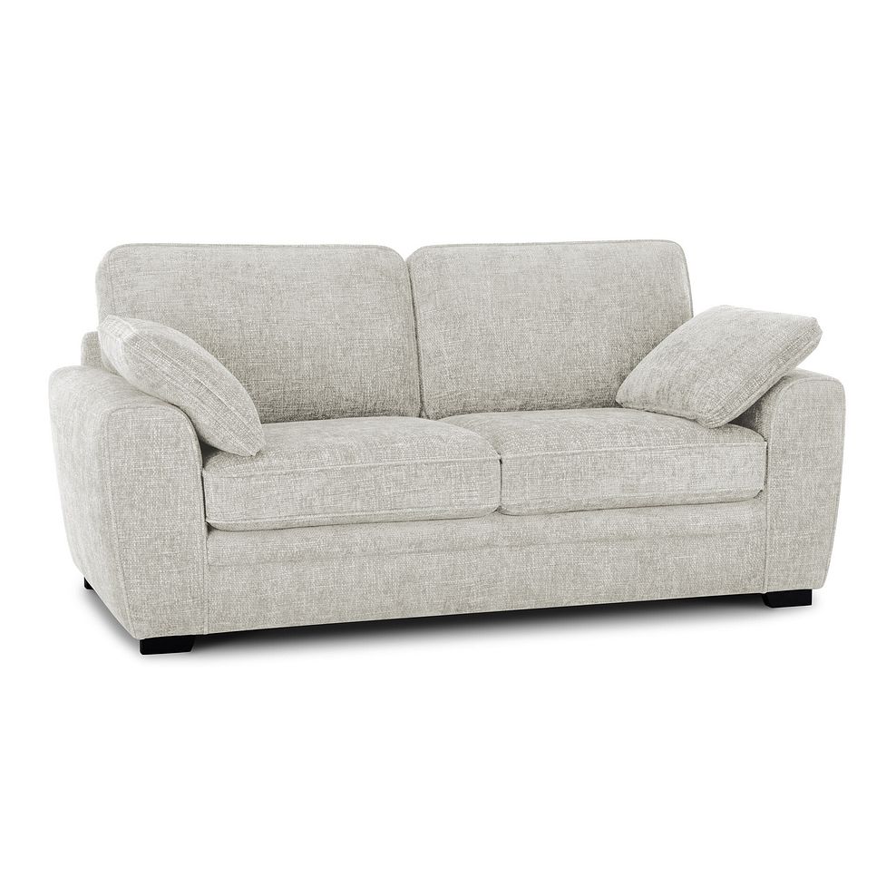 Melbourne 3 Seater Sofa in Enzo Cream Fabric 2