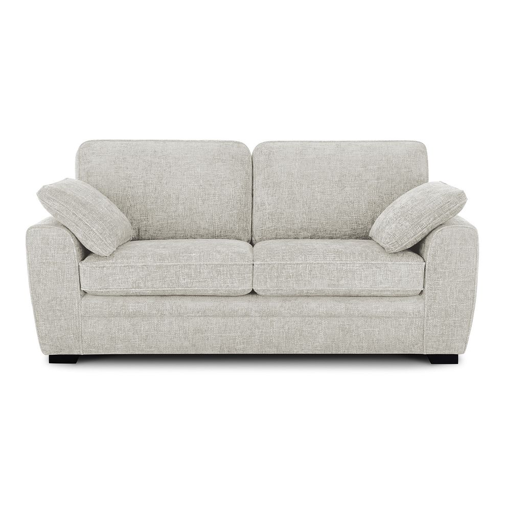 Melbourne 3 Seater Sofa in Enzo Cream Fabric 1