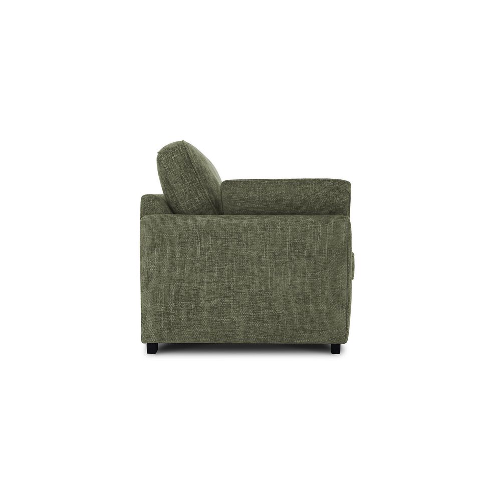 Melbourne 3 Seater Sofa in Enzo Olive Fabric 4